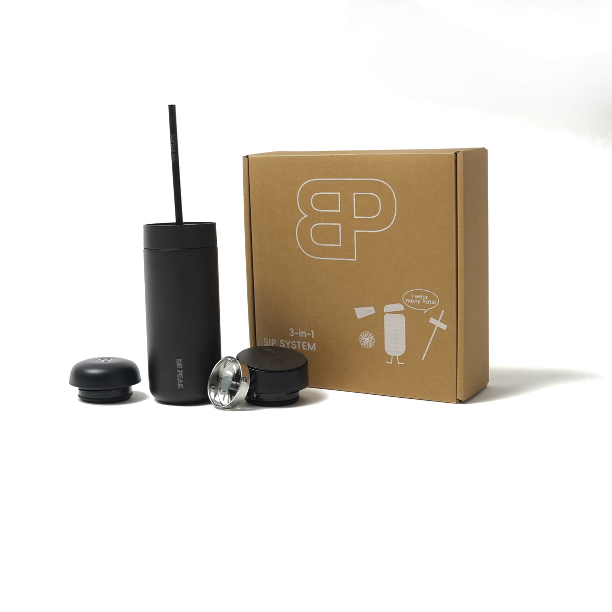 Bepeak Midnight Bottle - Black