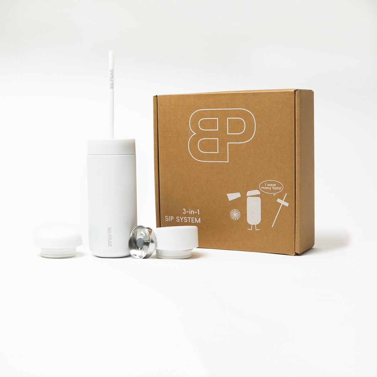 Bepeak Pure White Bottle - White